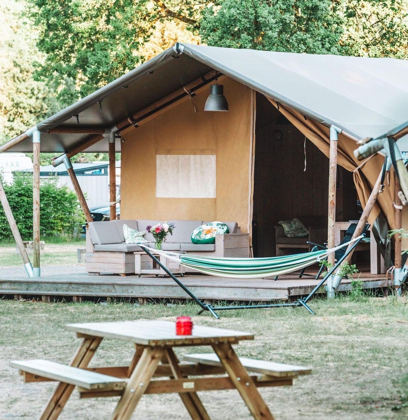 Glamping Holten Luxe Safaritent 2 Ngoại thất bức ảnh