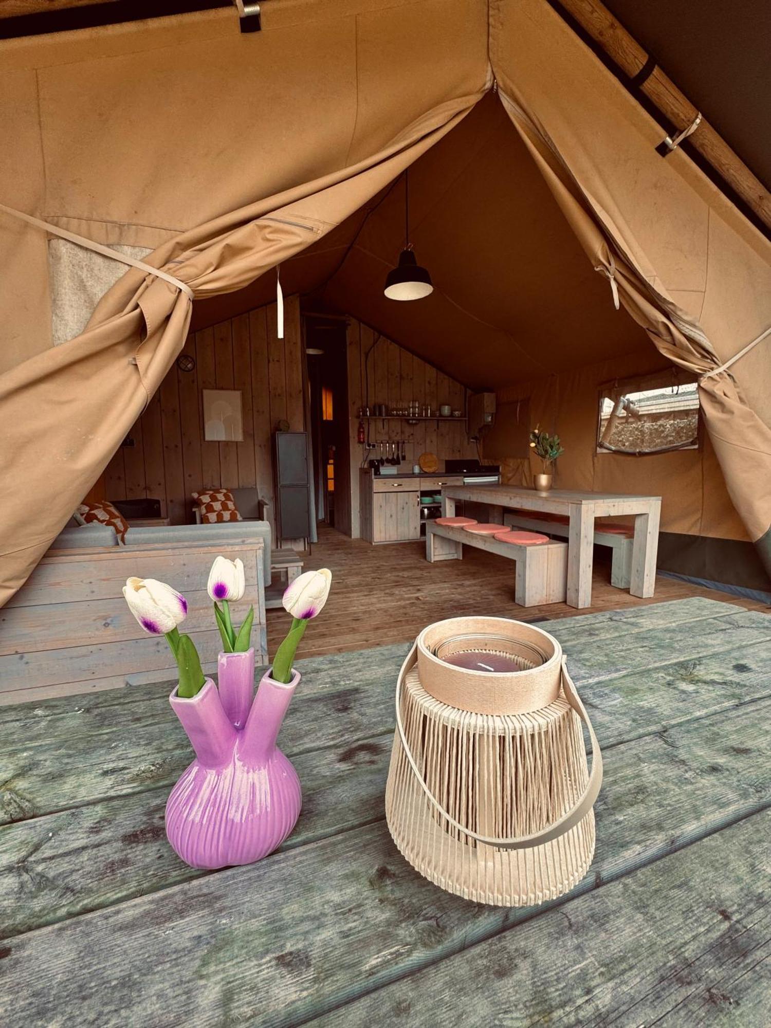Glamping Holten Luxe Safaritent 2 Ngoại thất bức ảnh